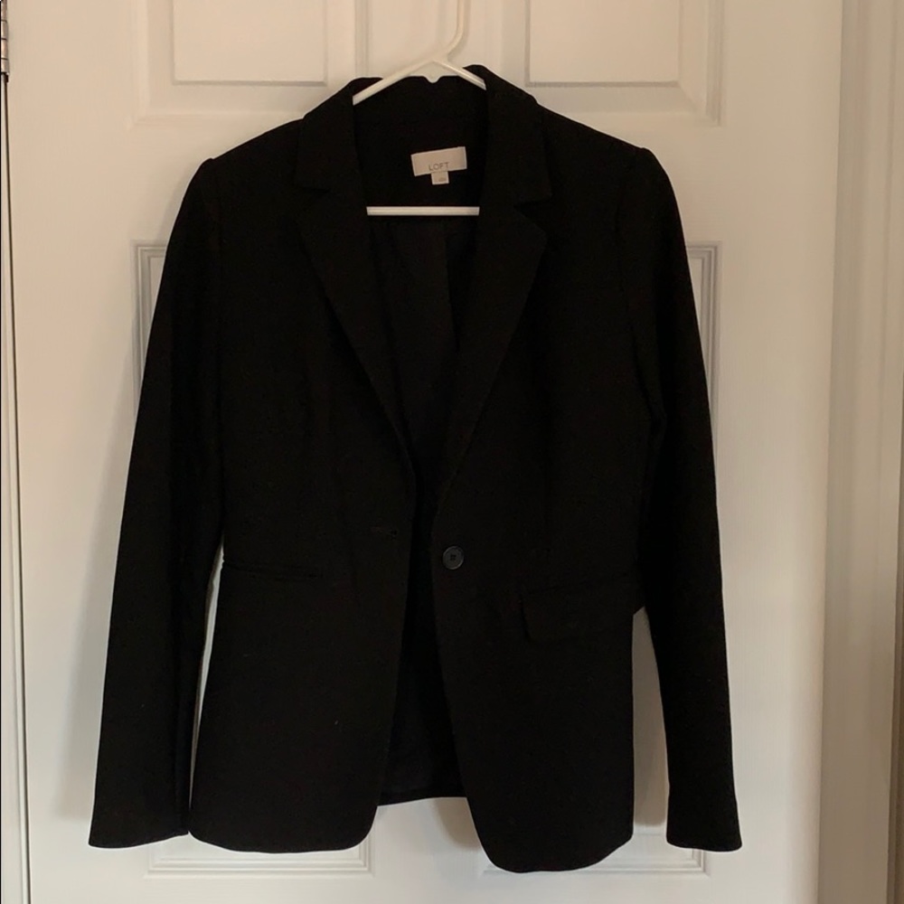 Loft Black Blazer